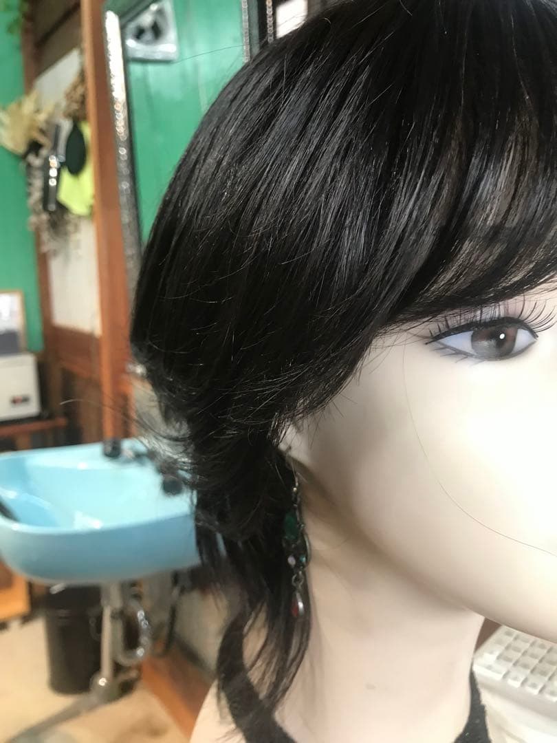 医療用フルウィッグ　ショートウルフ