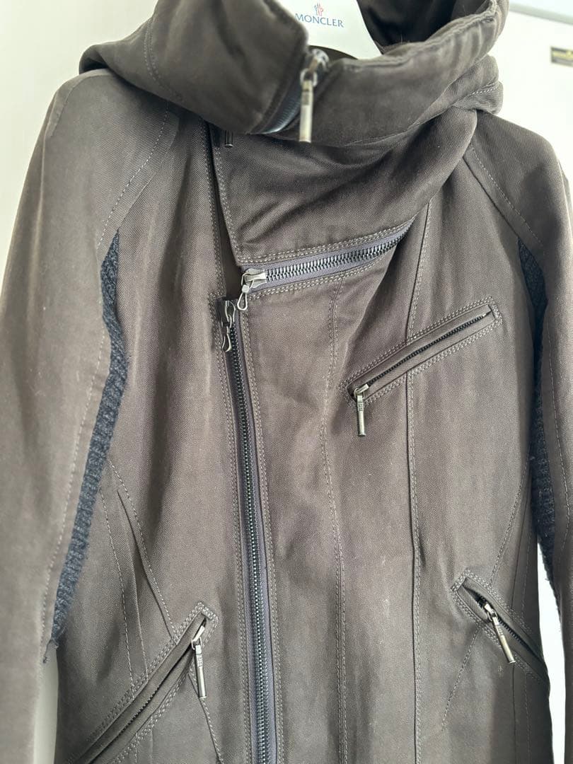 ダークブラウン スリムフィットジャケット