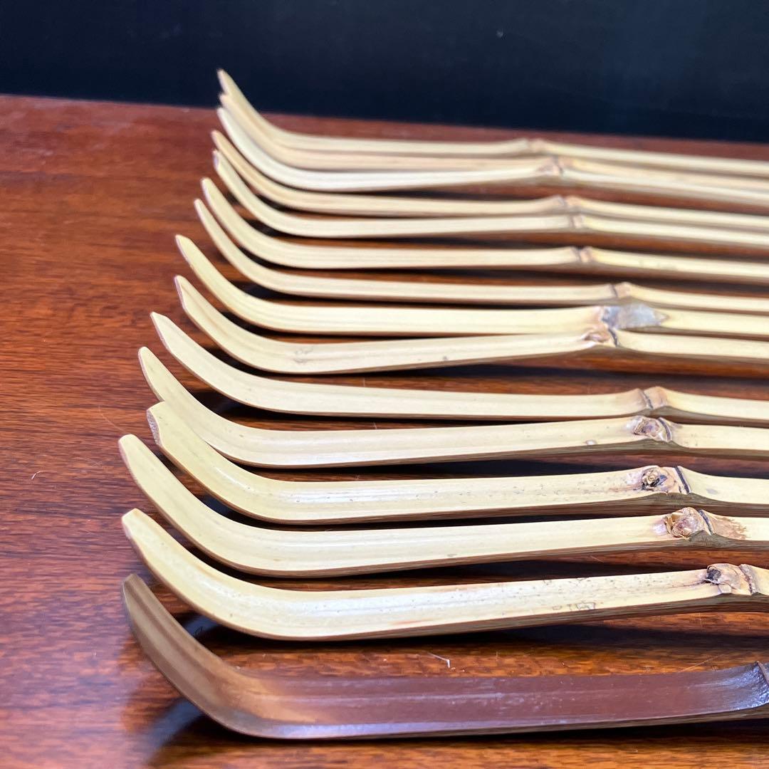 裏千家流歴代茶杓 利休 鵬雲斎 茶道具 茶杓 計15点 T1031-12