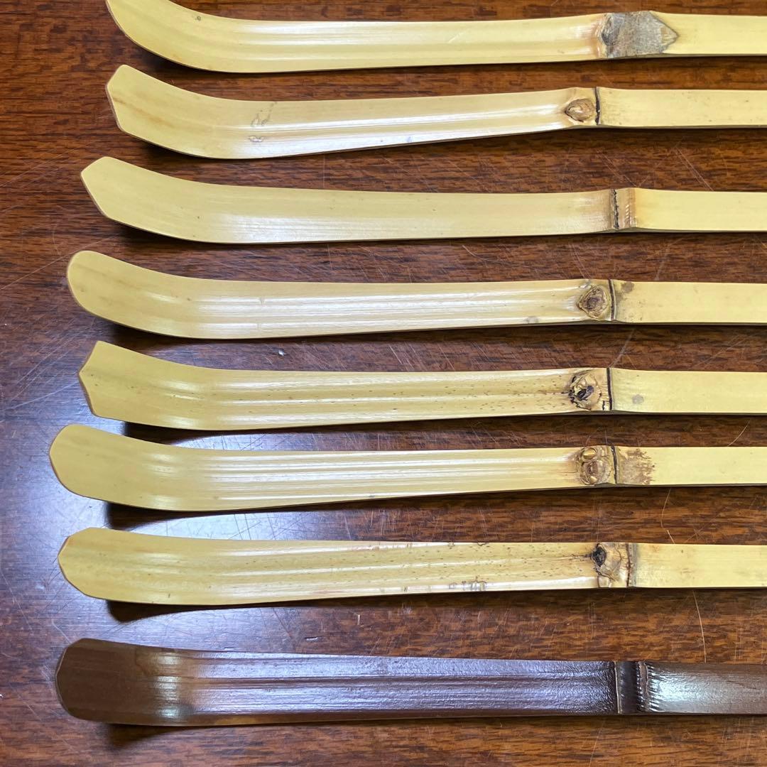 裏千家流歴代茶杓 利休 鵬雲斎 茶道具 茶杓 計15点 T1031-12