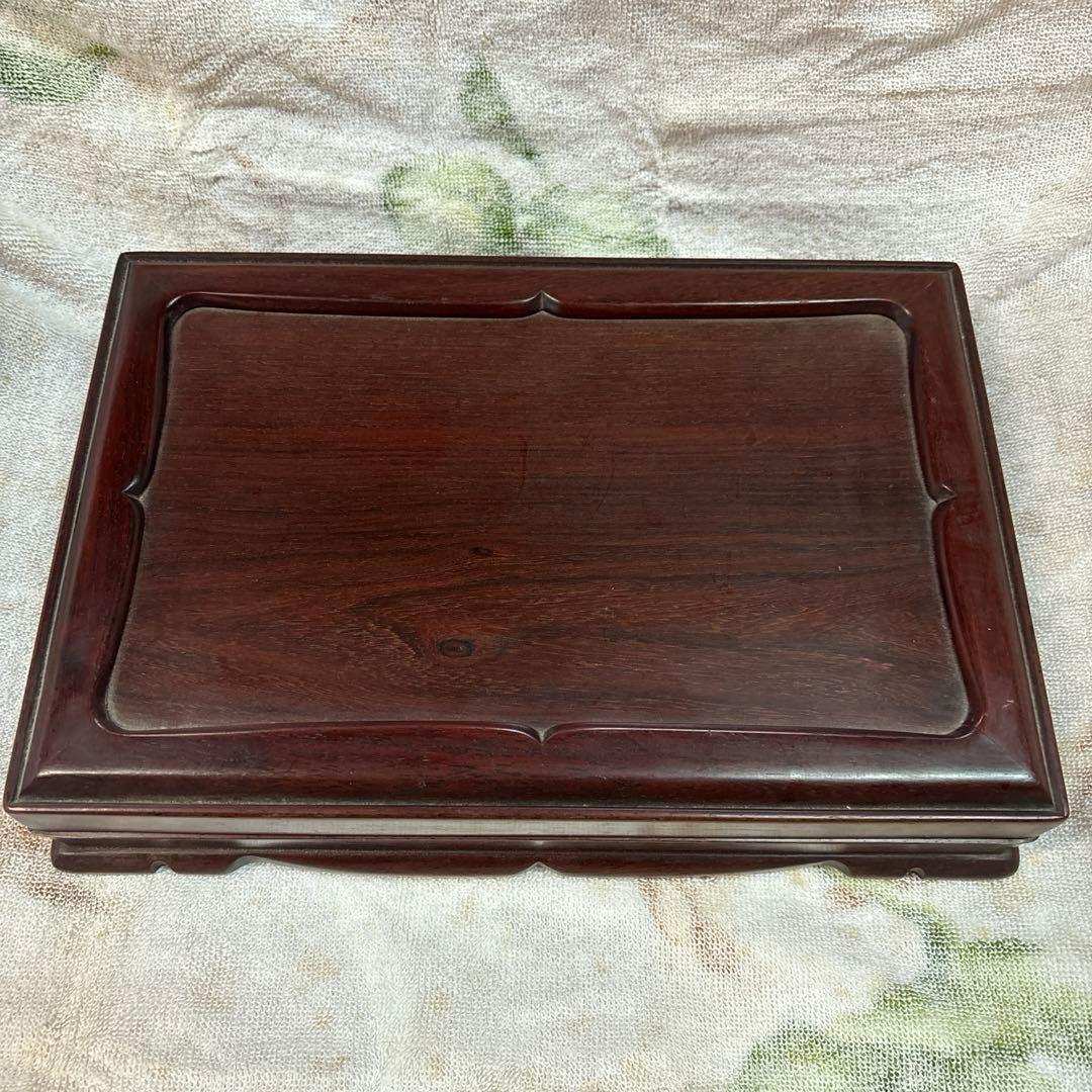 新品未使用 中国古玩 黄花梨紫檀 木製文箱 砚箱 書類ケース 小物入れ