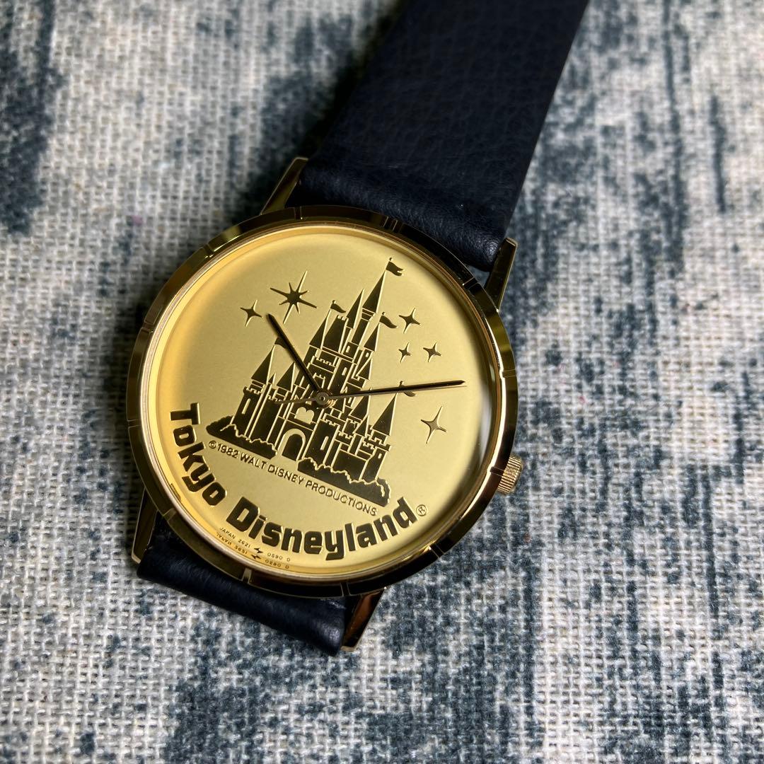 東京ディズニーランド グランドオープン　開園当時物　セイコー腕時計　シンデレラ城