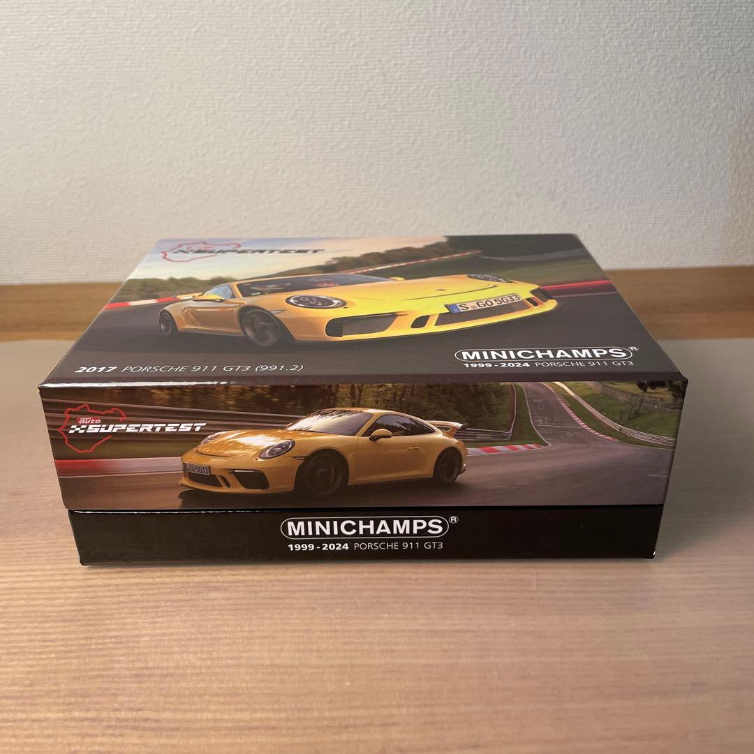 ミニチャンプス　ポルシェ　911 GT3 (991.2) 1/43 イエロー