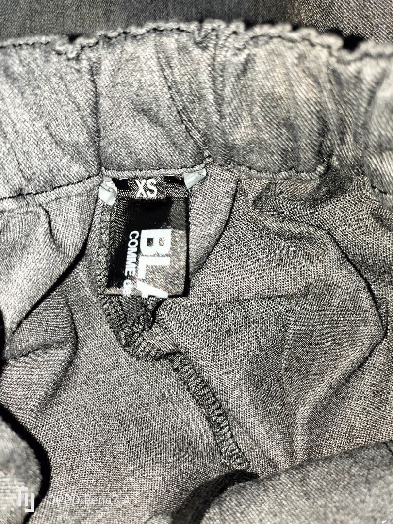 BLACKCOMMEdesGARCONS パンツ　グレー　XS