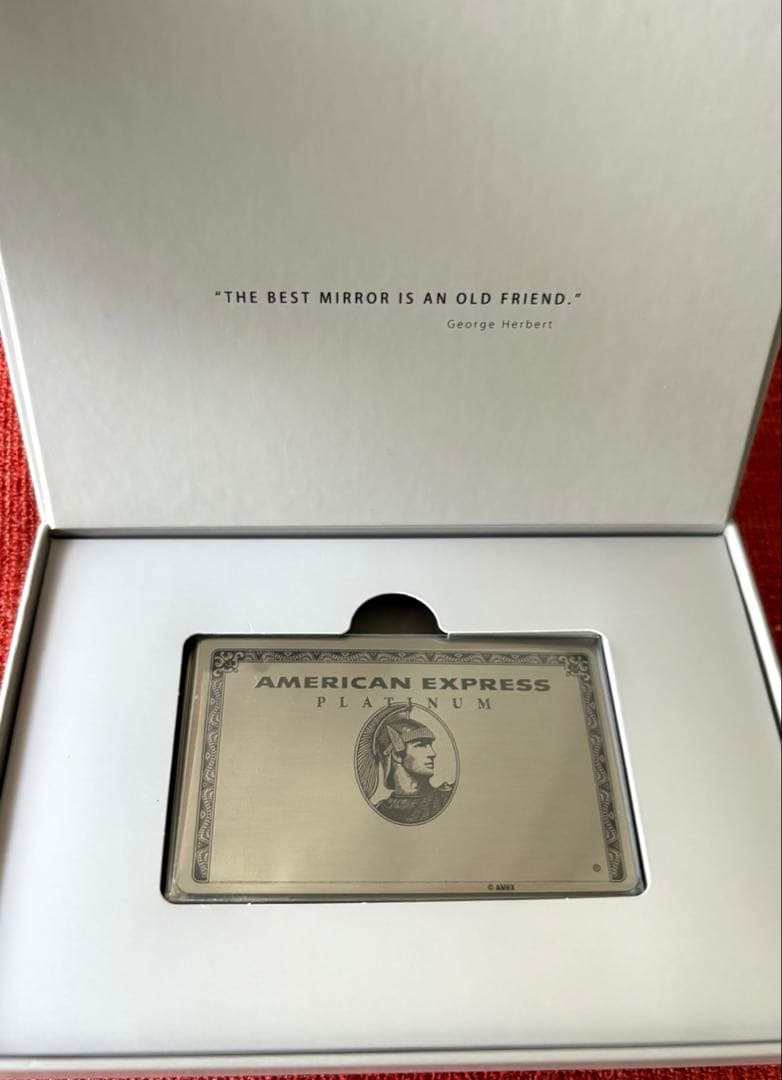 AMERICAN EXPRESS アメックス プラチナカード型 ミラー5枚セット