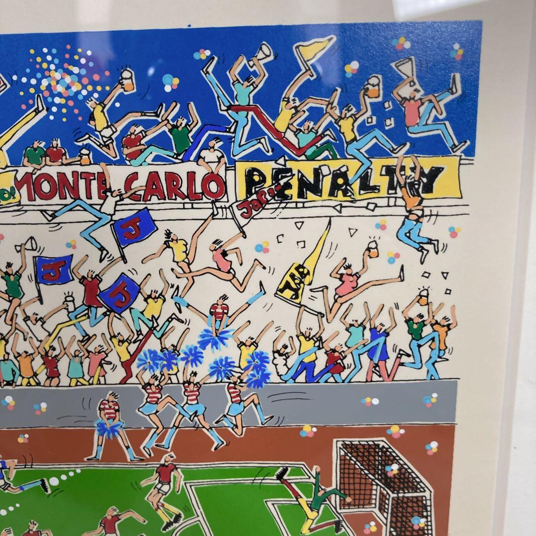 角谷泰人　サッカー シルクスクリーン　AP キックオフ　JAPAN 日本代表