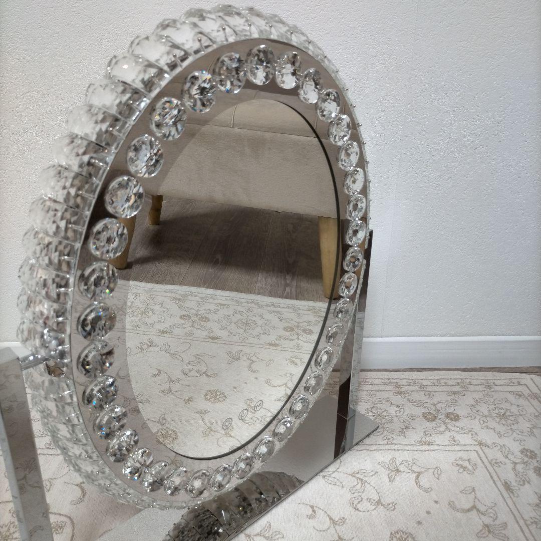 Francfranc ブリエ ハリウッドミラー ラウンド 女優ミラー