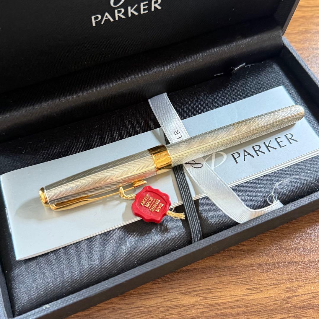 Parker Sonnet 万年筆 シルバー・ゴールド