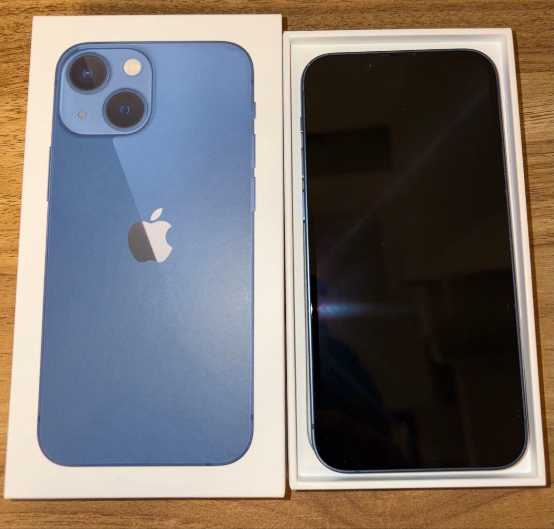 Apple iPhone 13 mini 256GBブルー 箱付き　SIMフリー