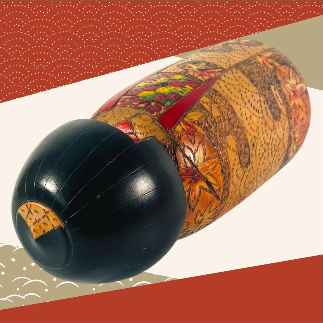 創作 こけし　小林伊之助 作　日本人形 木工芸