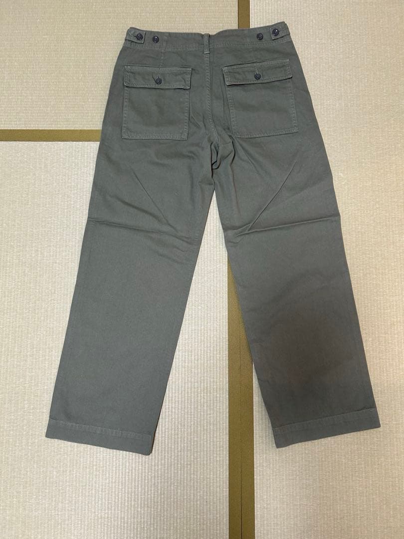 Spick and Span ルーズベイカーパンツ　カーキ 38
