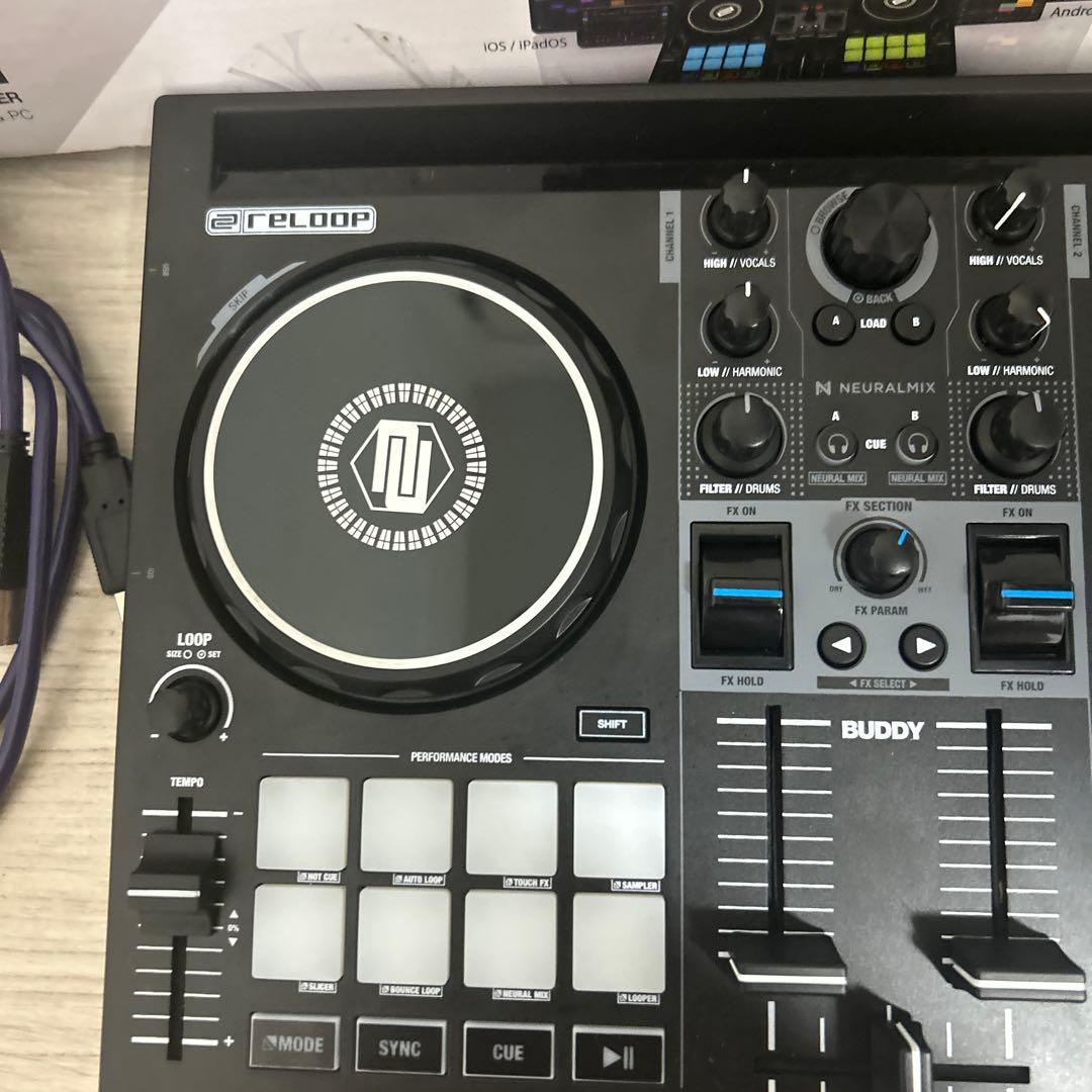 reloop BUDDY audio-technicalヘッドホン付き