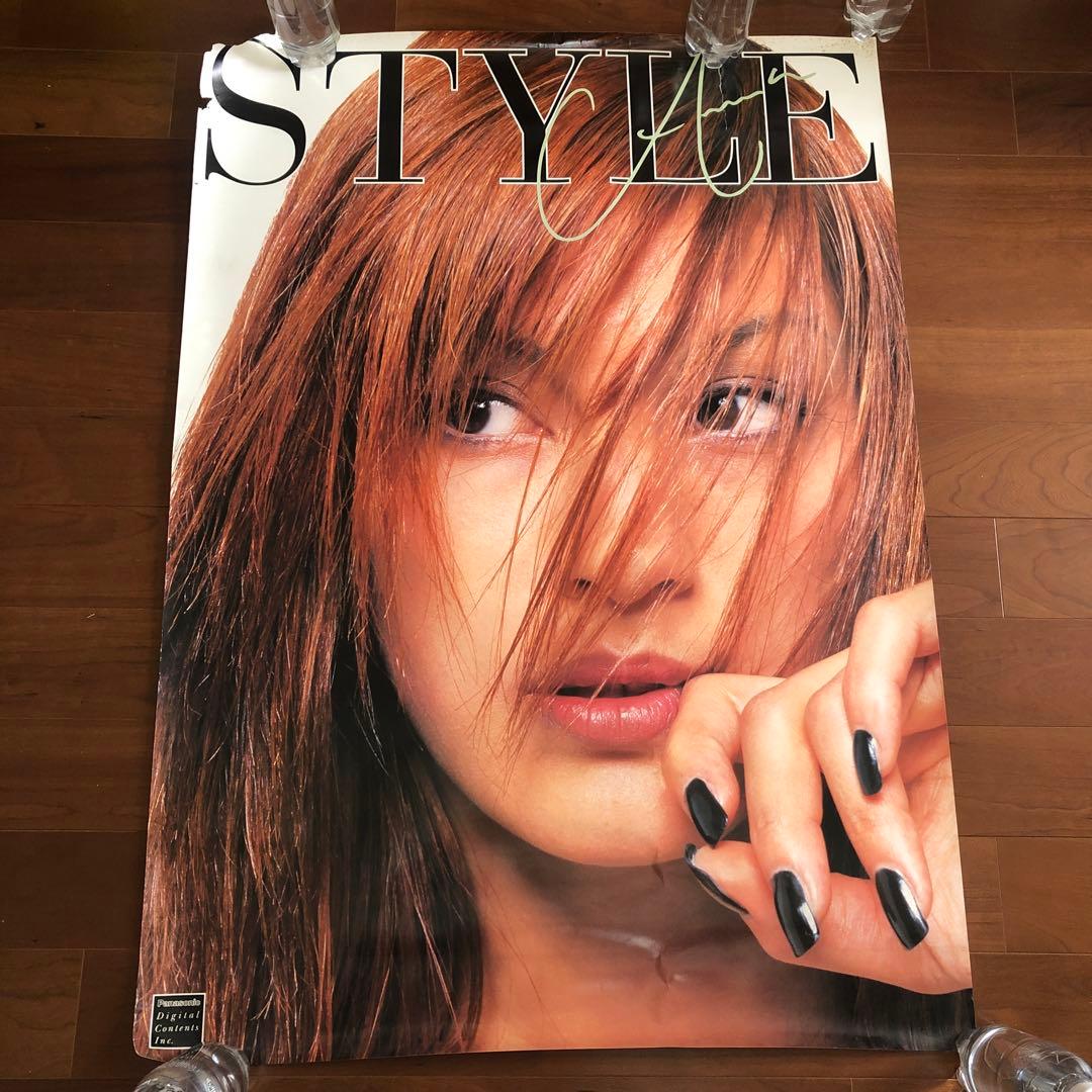 難あり　梅宮アンナ B1特大 ポスター DVD STYLE Annaパナソニック