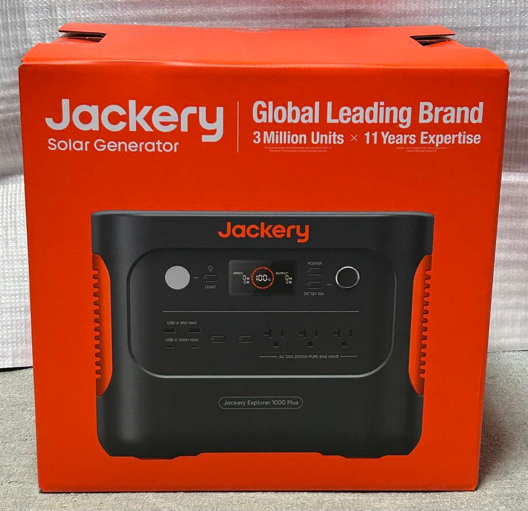 【未開封品】　Jackery 1000 Plus ポータブル電源