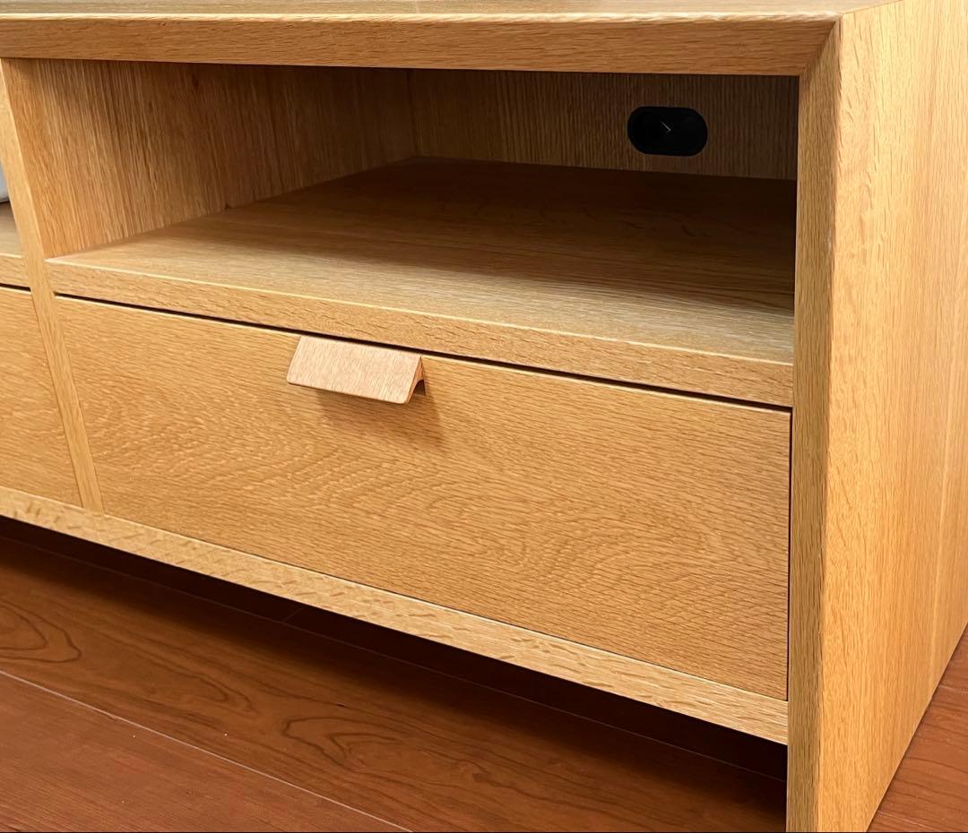 処分！【家具蔵　KAGURA 無垢材テレビ台 120cm モダンデザイン】