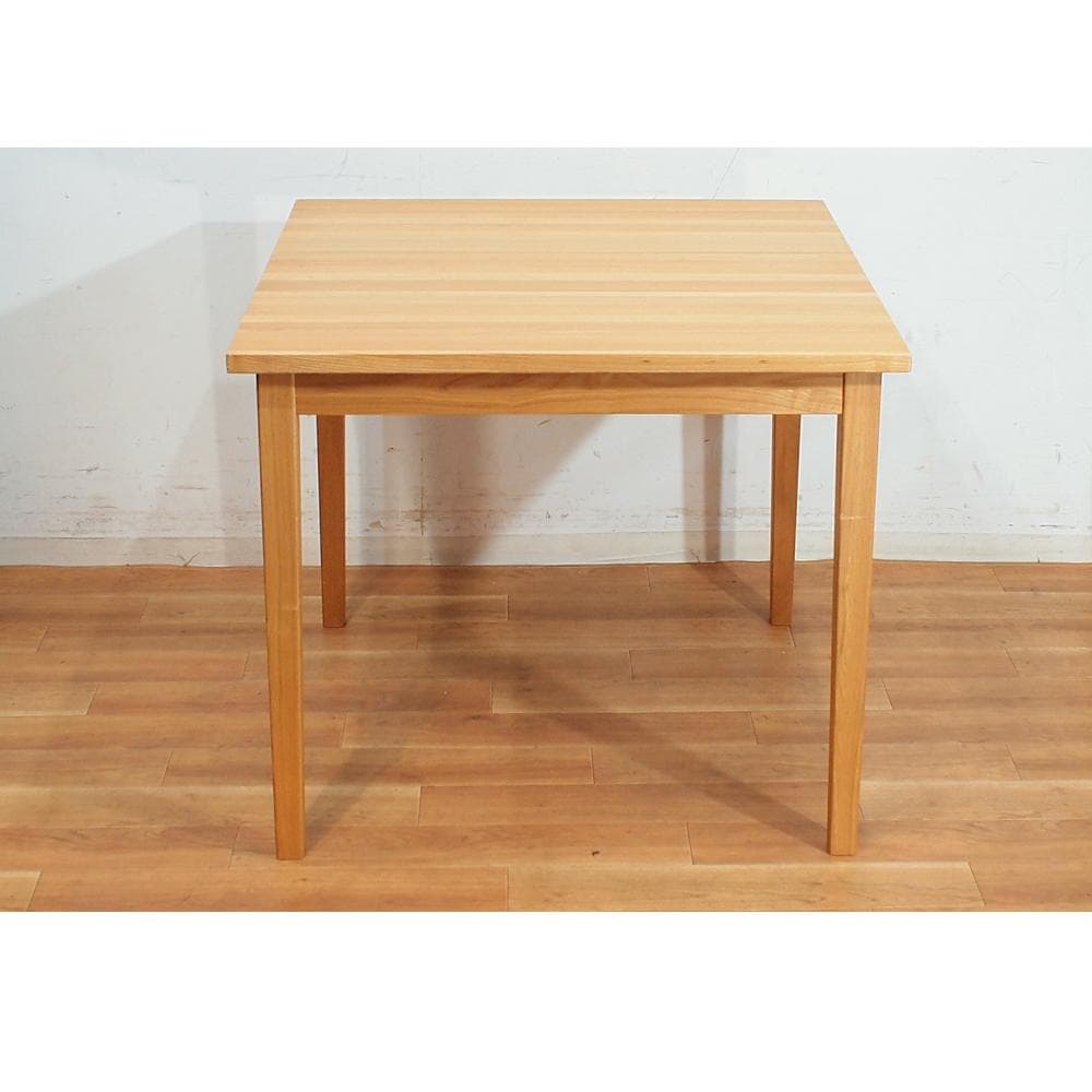 無印良品 MUJI タモ材 ダイニングテーブル 85cm 2人掛け ナチュラル