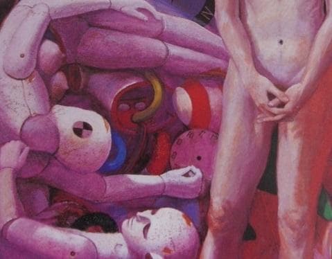 石井武夫、【夕暮れの謎】、希少な額装用画集より、新品額装付、状態良好