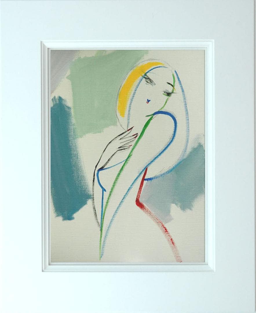 油絵 菅家令子 絵 絵画 インテリア F6-082611 人物 女性像