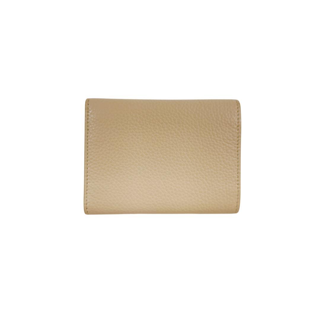 MARNI マルニ ベージュ レザー製 三つ折り財布 コンパクトウォレット