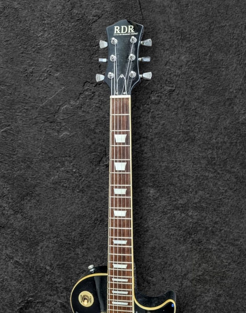RDR ブラック レスポールスタイル ギター