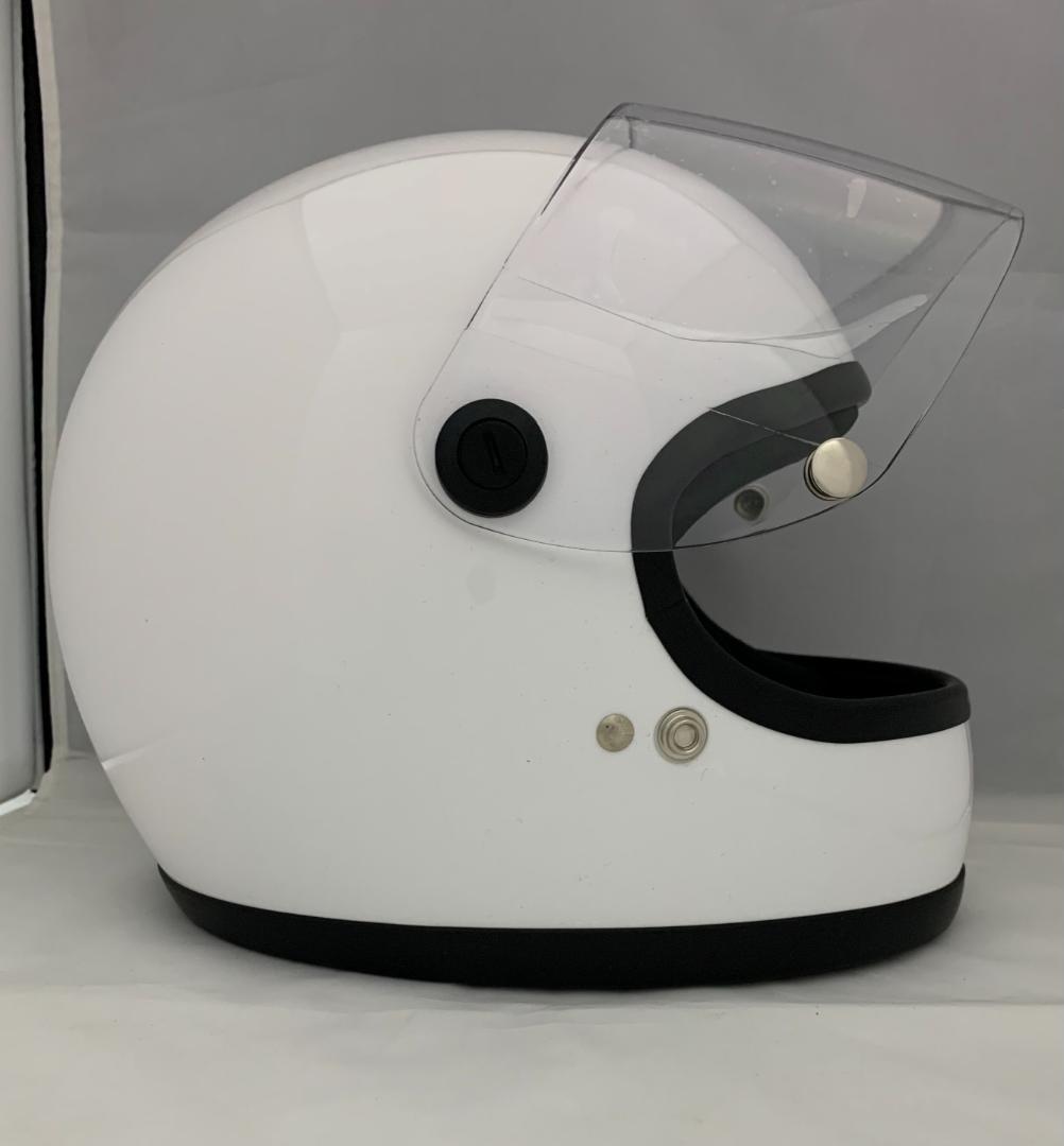 昭和レトロフルフェイス　ビンテージフルフェイス スモークシールド1枚セット族ヘル