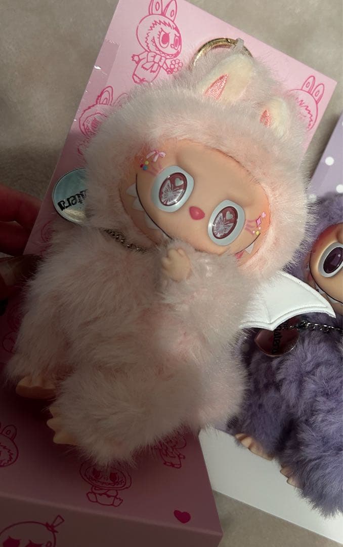 ジモモ　2体セット売り　白　ピンク　ドラゴン　Zimomo ラブブ