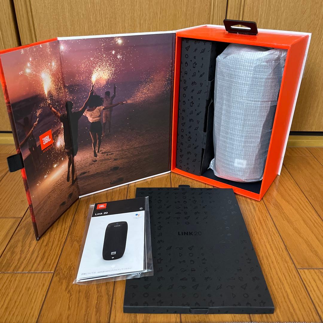 美品　JBL ポータブルスピーカーLINK20BLKJP