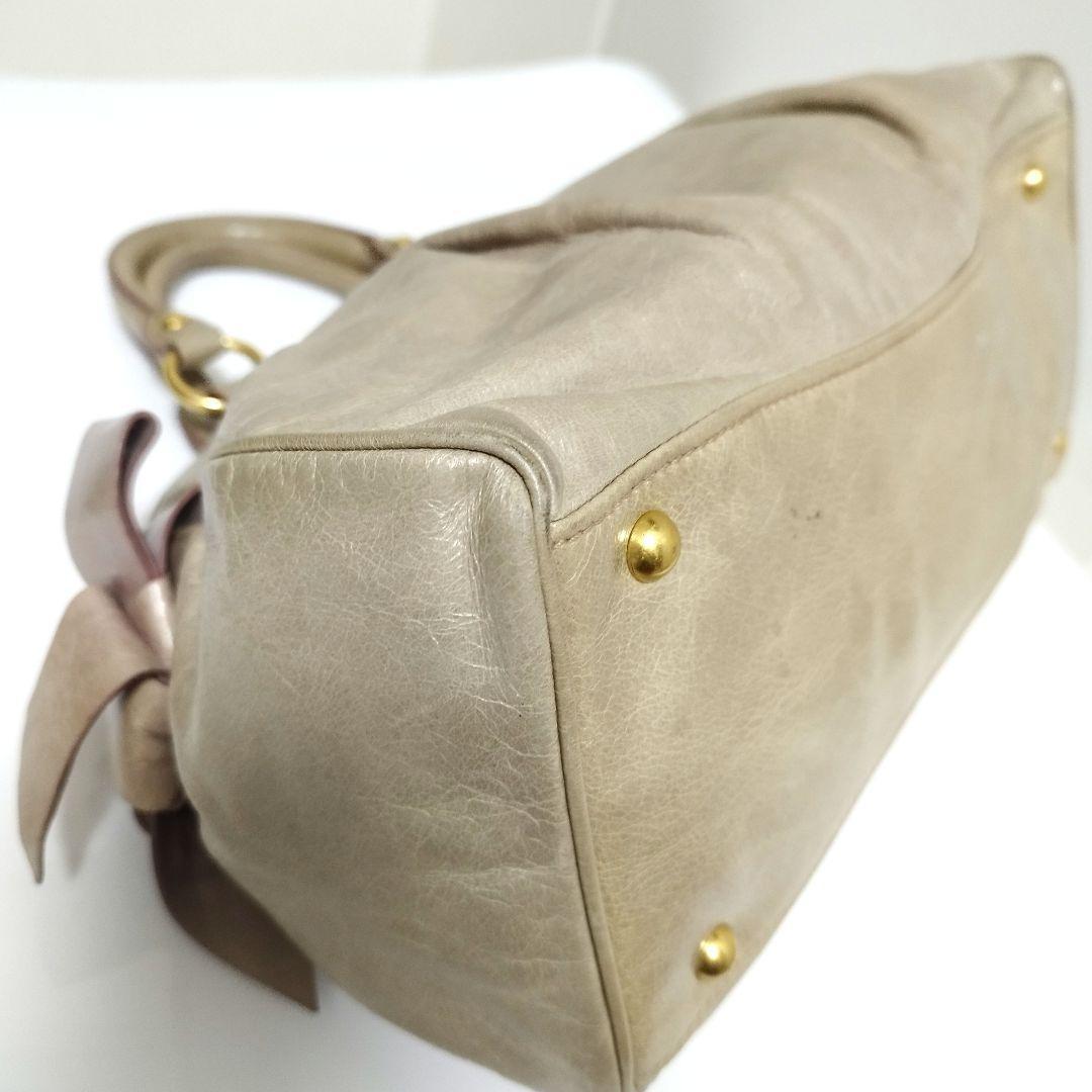 美品☆　MIUMIU　2way Archive vittelo lux