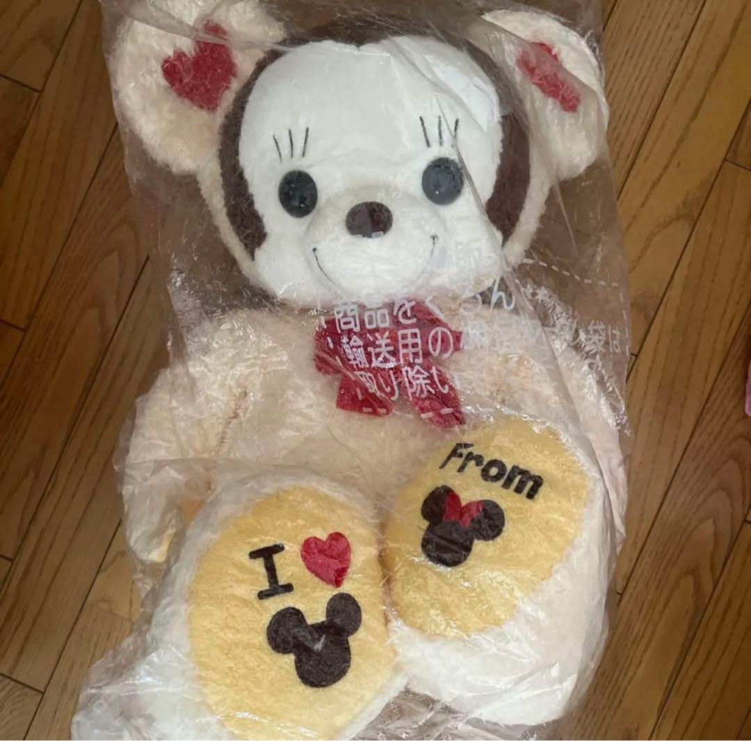 Disney　ミニークチュール　アイラブミッキー　ぬいぐるみ