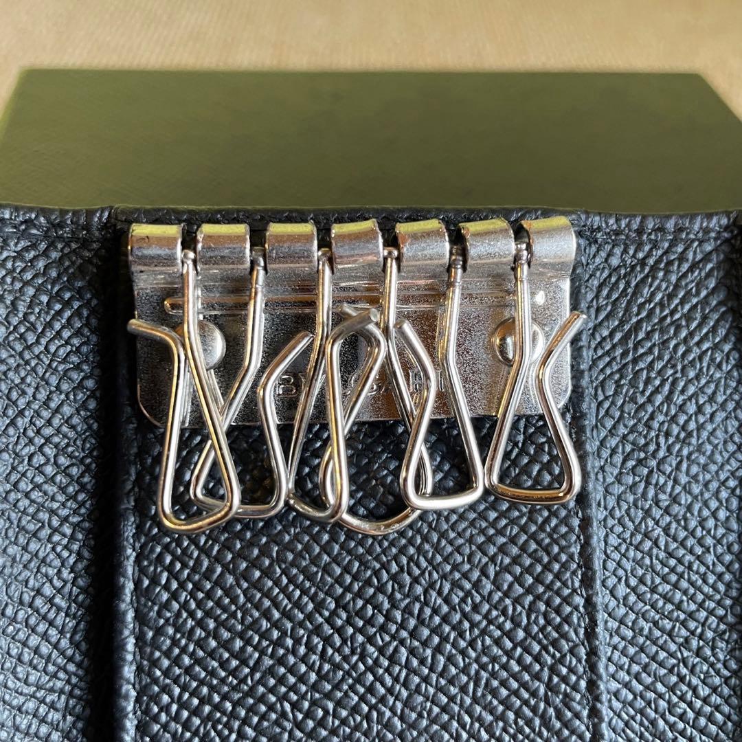 正規品⭐️極美品⭐️BVLGARI ブルガリ　男女　キーリング　キーケース　レア　黒