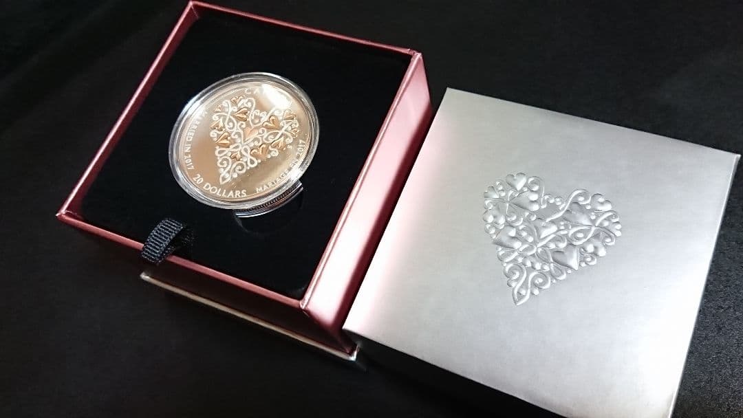 ち*ー様 マリアージュ・ハートフル (シルバープルーフ) ローズゴールド