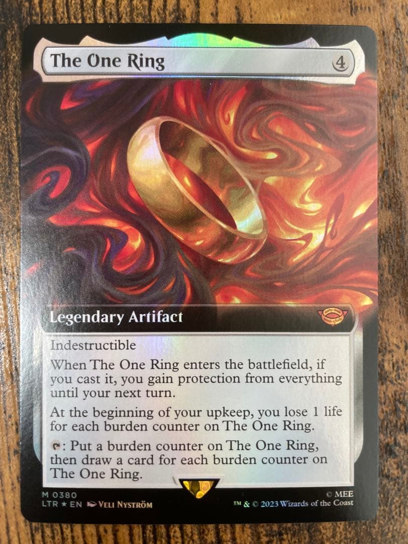 MtG 一つの指輪 拡張foil 英語版