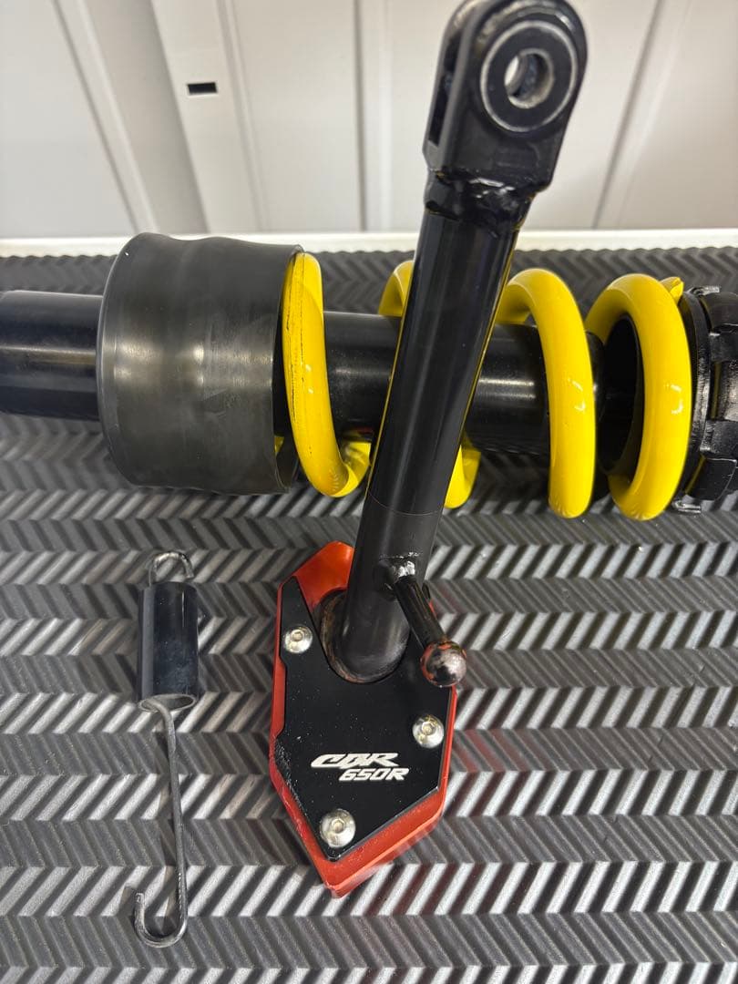 CBR650R ローダウンサス　P&Aインターナショナル　ショートスタンド付き