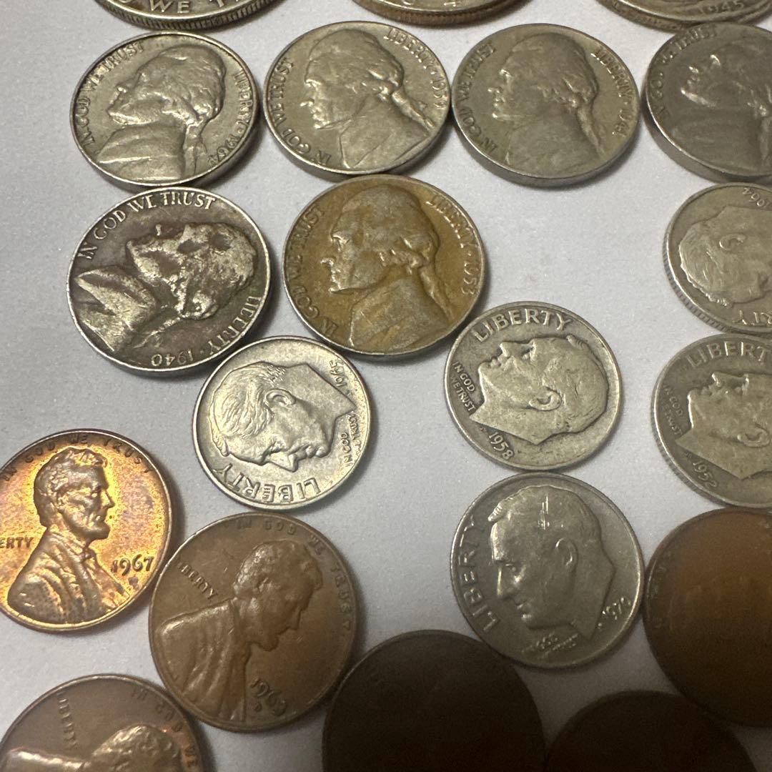 アメリカ　硬貨　旧硬貨