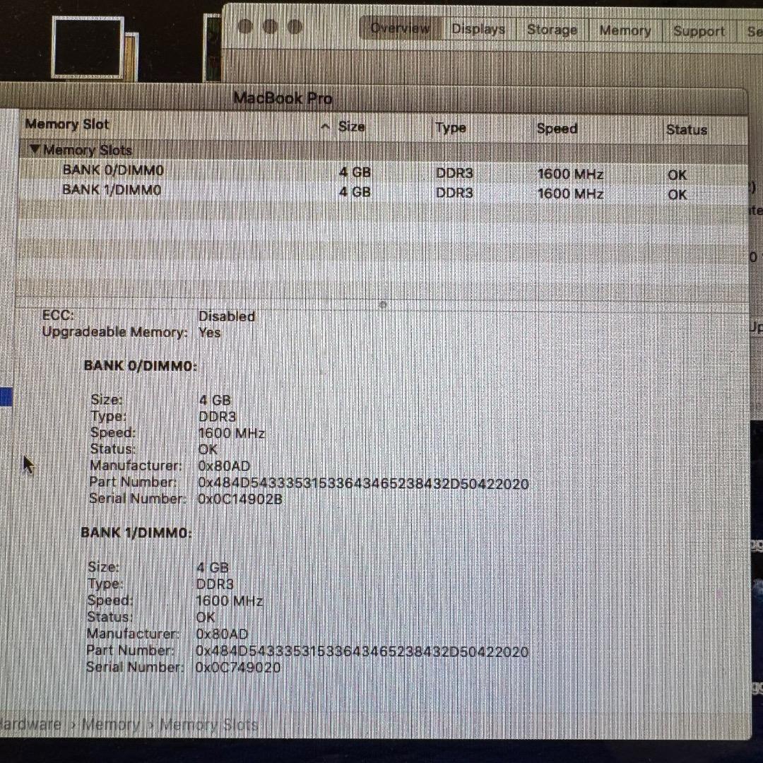 アップル Macbook Pro 13インチ Mid 2012 500GB
