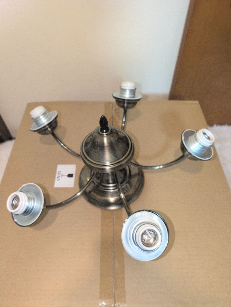 Panasonic シャンデリアLGB57518K LED5灯 新品未使用電球付