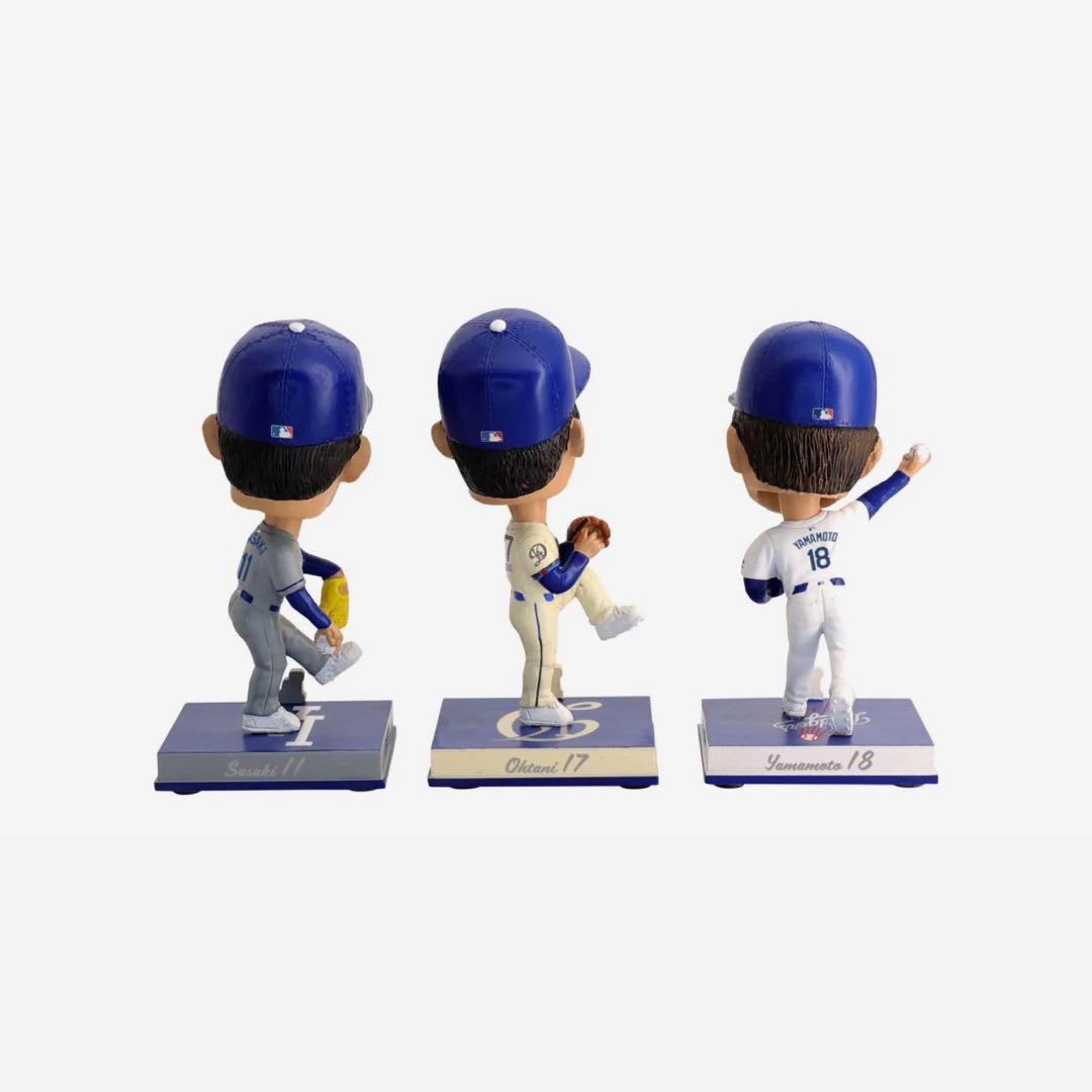 125個限定 ドジャースミニボブルヘッドセット 山本由伸 大谷翔平 佐々木朗希