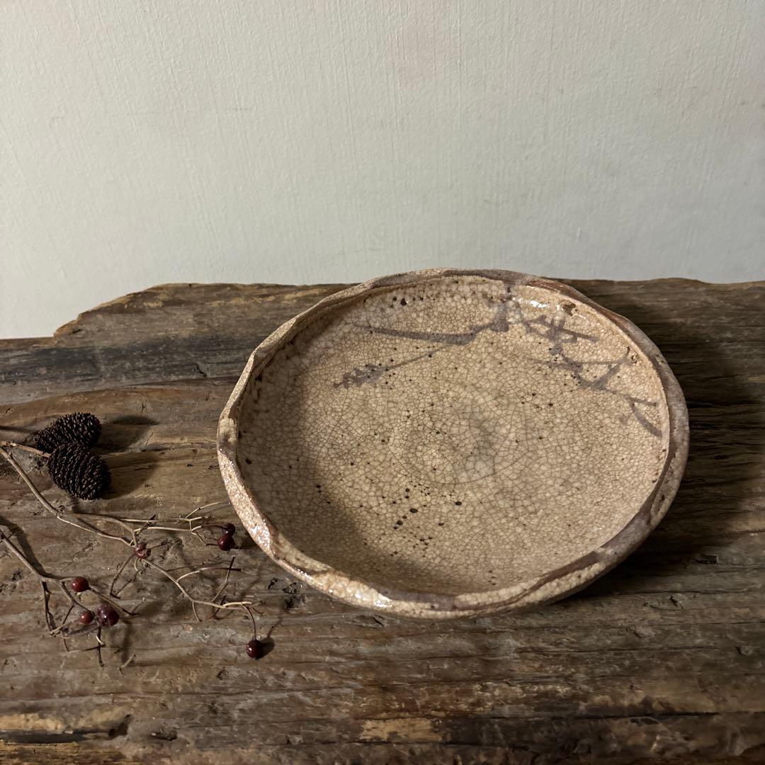 絵瀬戸小鉢 木箱付　志野　美濃　瀬戸　古美術　懐石　酒器　唐津　備前　李朝