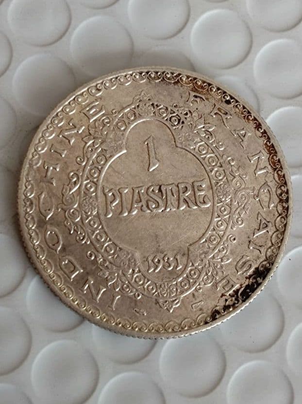 フランス 1931年 1ピアストル 銀貨