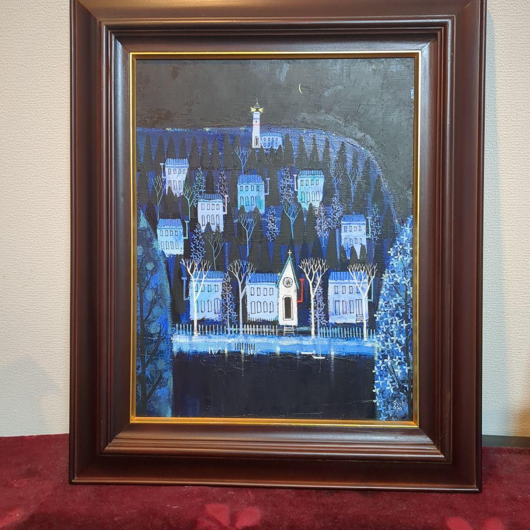 早川義孝油彩画 サインあり F6