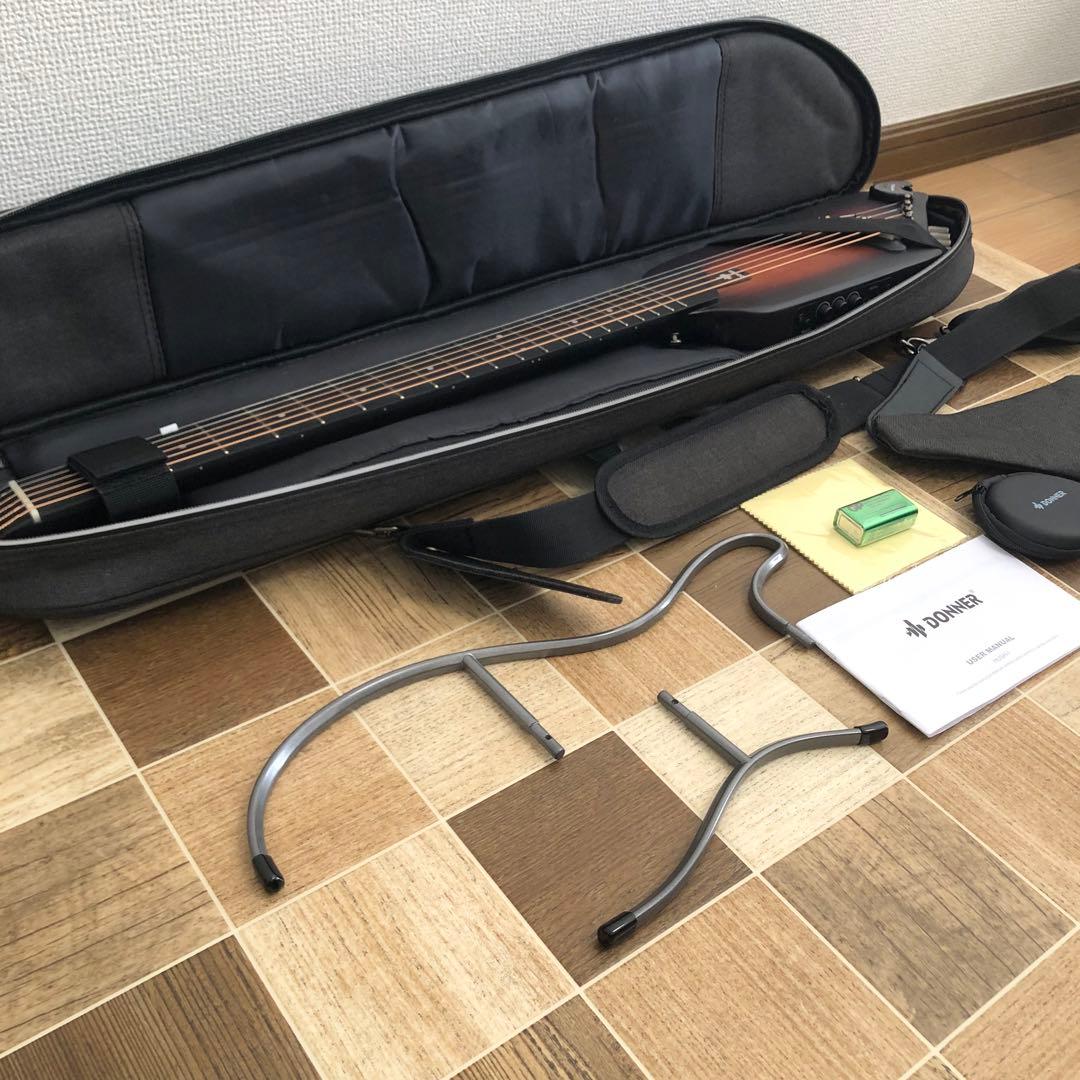 【美品】Donner HUSH-I ヘッドレス サイレントアコースティックギター