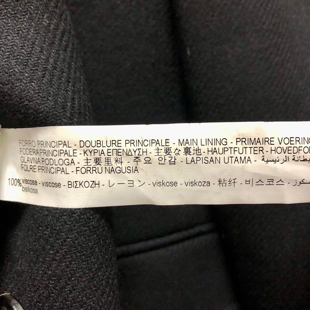 ZARAザラMANTECOチェスターコートLブラック