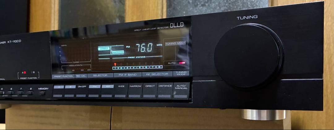 【定価82,280円・美品】高級チューナー　KENWOOD KT-1100D