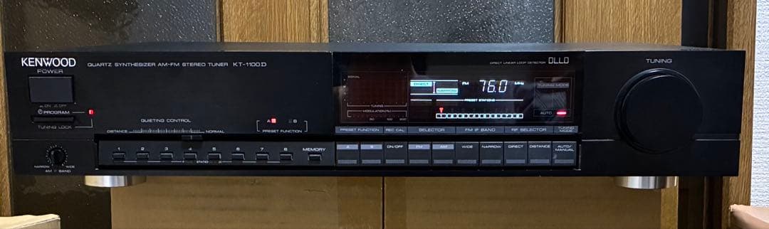 【定価82,280円・美品】高級チューナー　KENWOOD KT-1100D