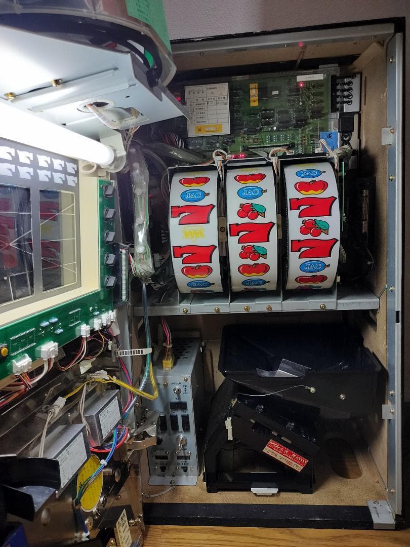 【パチスロ実機】アルゼ★コンチ４X【オートプレイ付不要機付】４号機・希少台