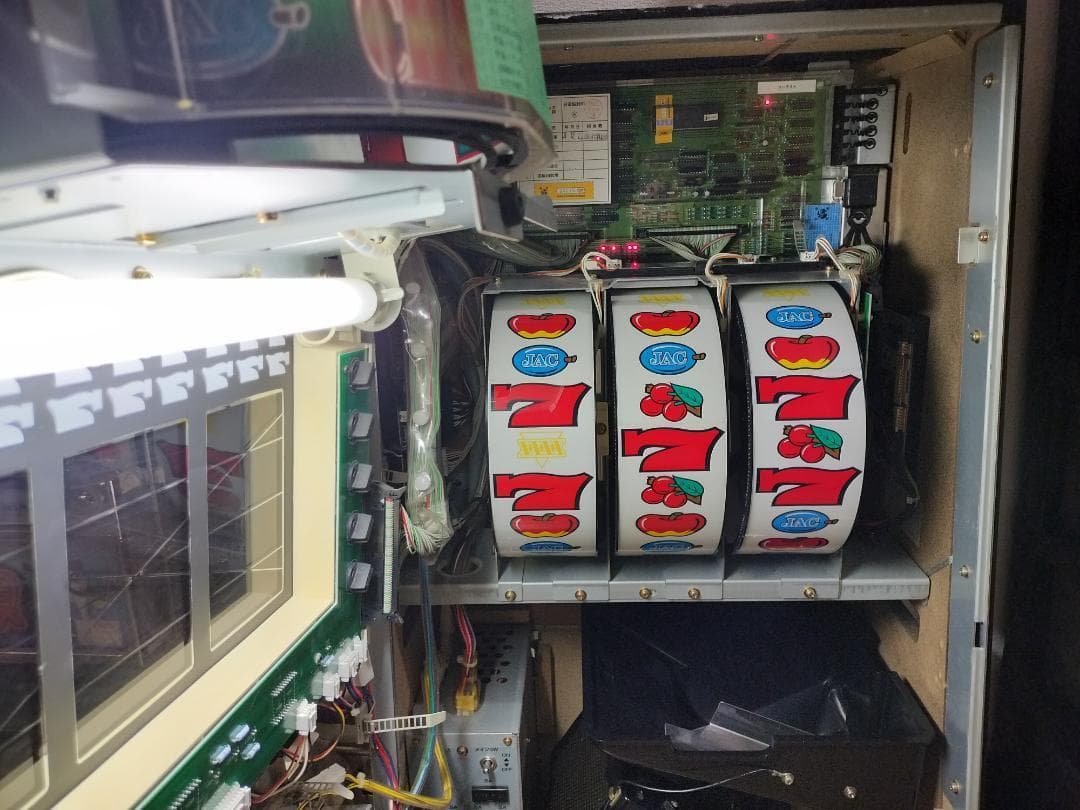 【パチスロ実機】アルゼ★コンチ４X【オートプレイ付不要機付】４号機・希少台