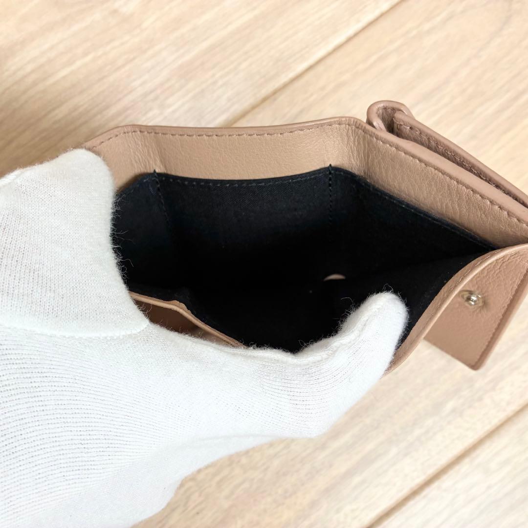 BALENCIAGA ベージュ 三つ折り財布 財布 バレンシアガ