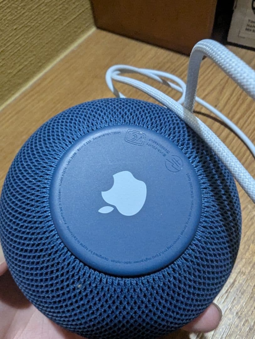 アップル　動作確認済Pod mini ブルー【美品送料込匿名便】