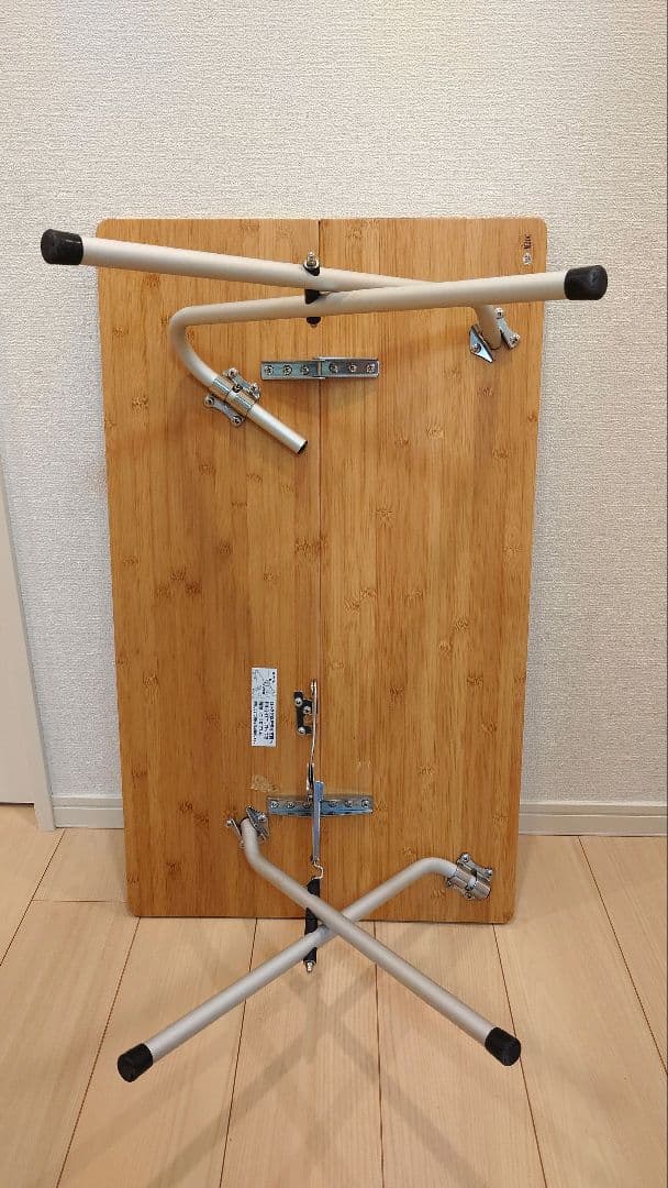 peak ワンアクションローテーブル 竹製 LV-100TR