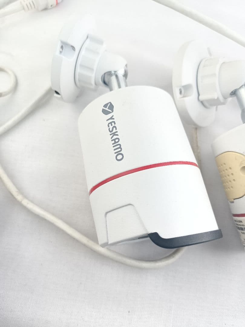 防犯カメラ YESKAMO 500万画素 カメラ4台 中古品